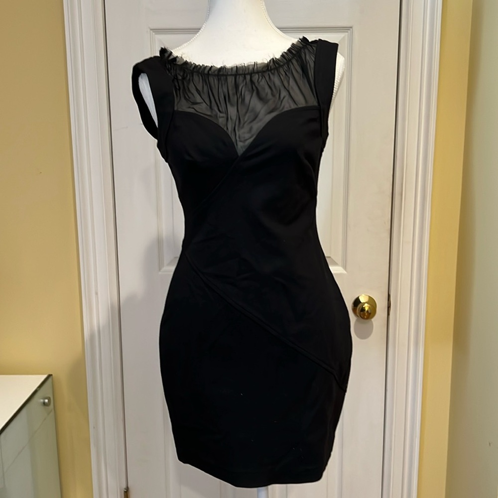 Ali Ro black mini dress